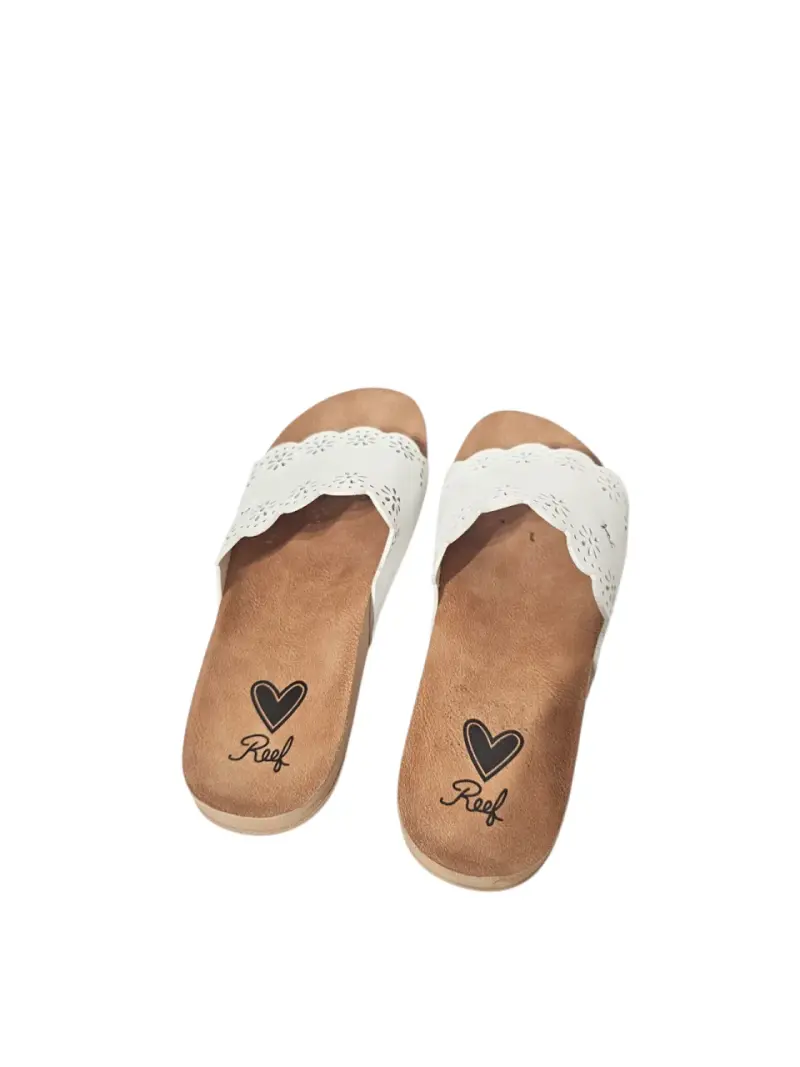 Sandalias planas blancas Reef 38 - 4