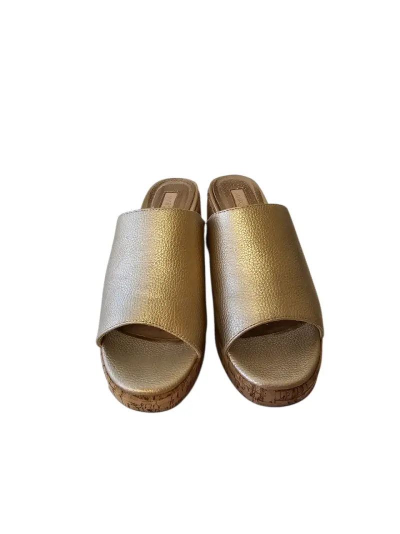 Sandalias plataforma doradas Marquis T38 - 2