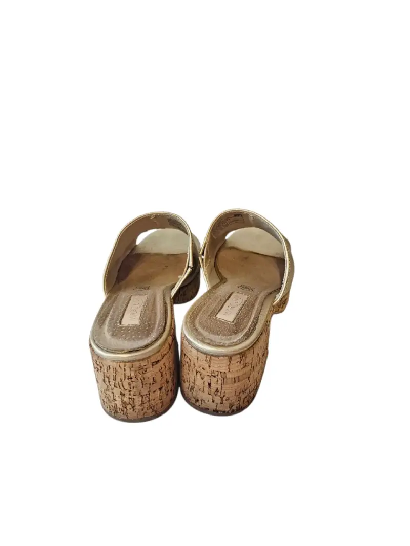 Sandalias plataforma doradas Marquis T38 - 3