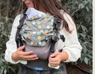 Mochila Evolutiva acero 100% lino - miniatura 4