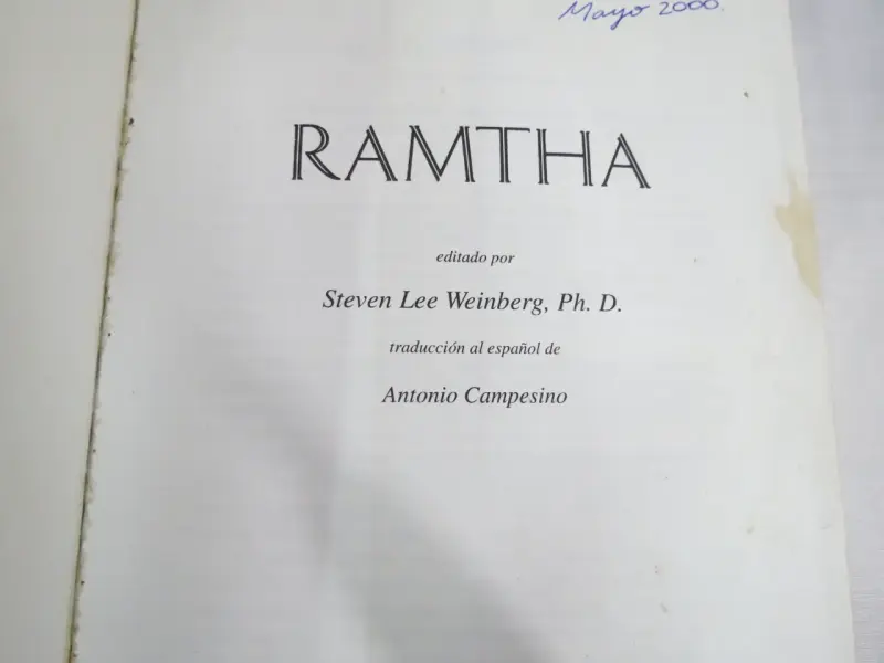 Libro Ramtha edición en español - 2