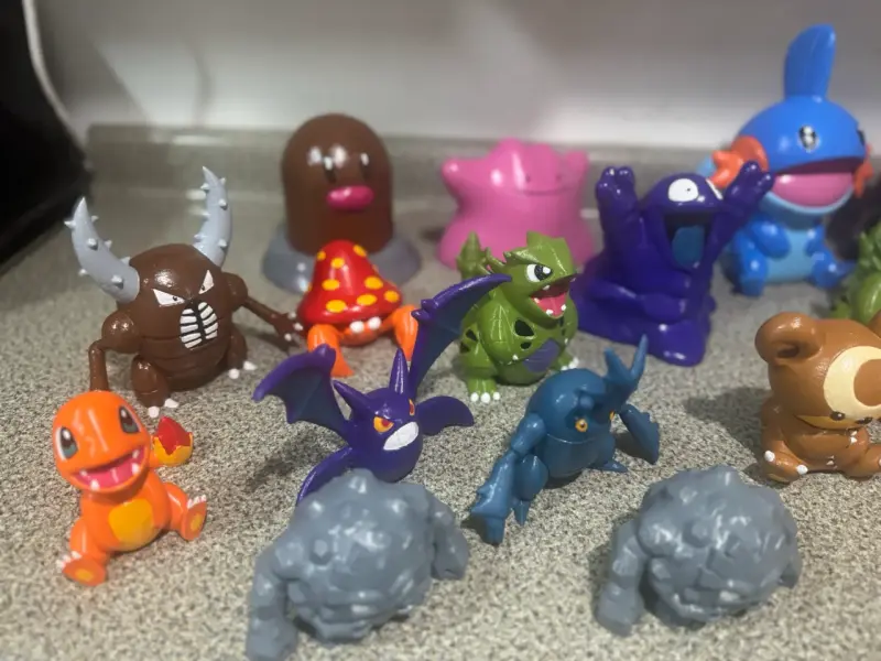 Figuras pokemon 3d pintadas con acrílicos - 4