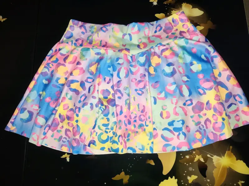 Falda Corta Deportiva Multicolor Animal Print XL - 4