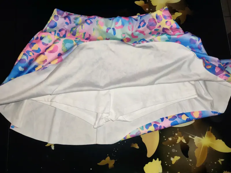 Falda Corta Deportiva Multicolor Animal Print XL - 5
