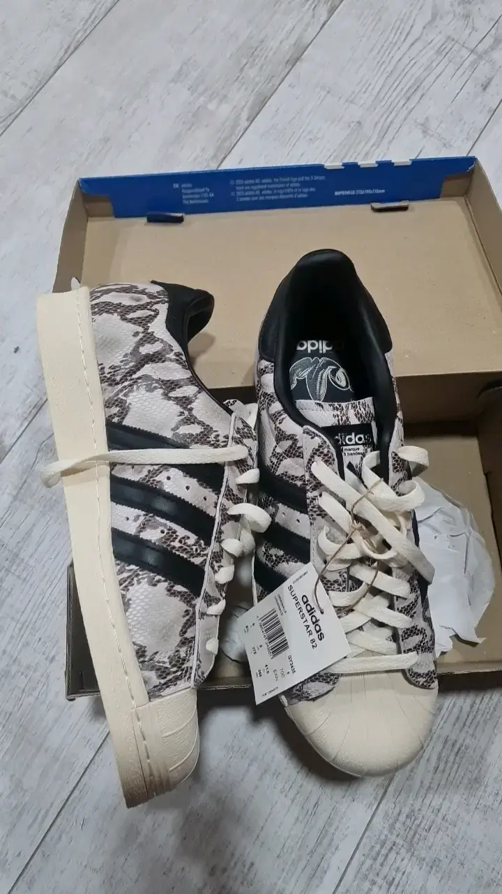 Zapatillas Adidas Superstar 82 Animal Print - 1