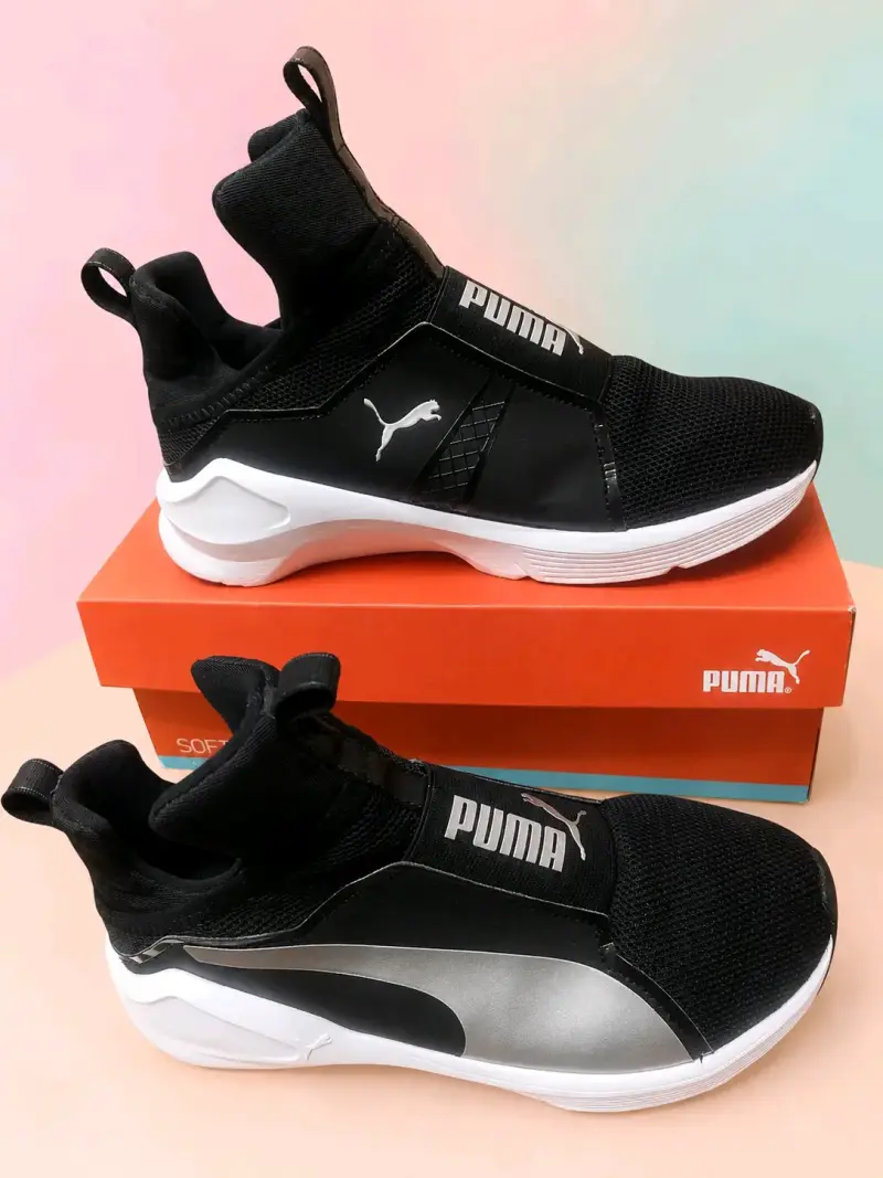 Zapatillas deportivas negras Puma para hombre