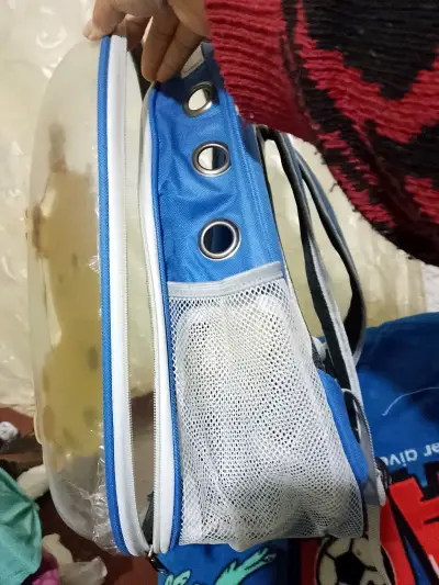 Mochila infantil transparente con diseño de oso - miniatura 2