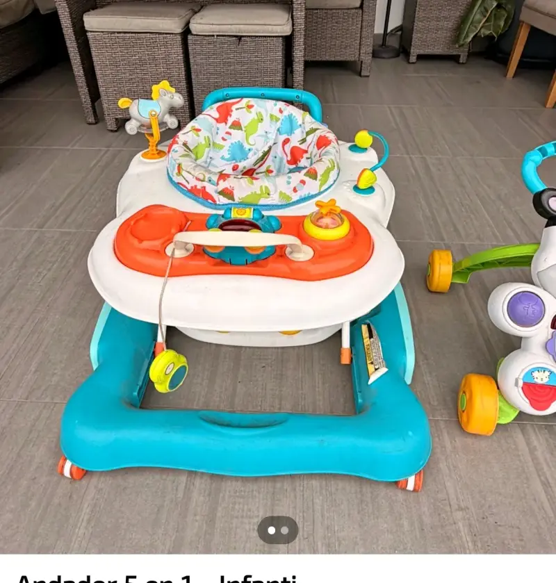 Andador 5 en 1 para bebé Infanti