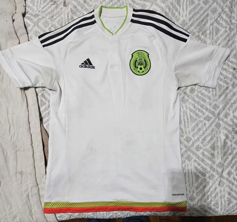 Camiseta de fútbol Adidas México blanca