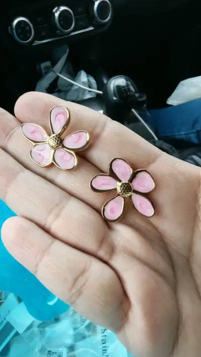Aros de Plata Sunflowers Hipoalergénicos - miniatura 3