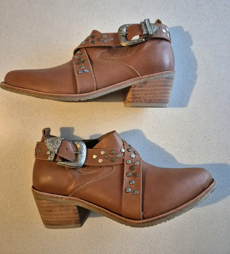 Botines 100% cuero Nuevos T36 - 3