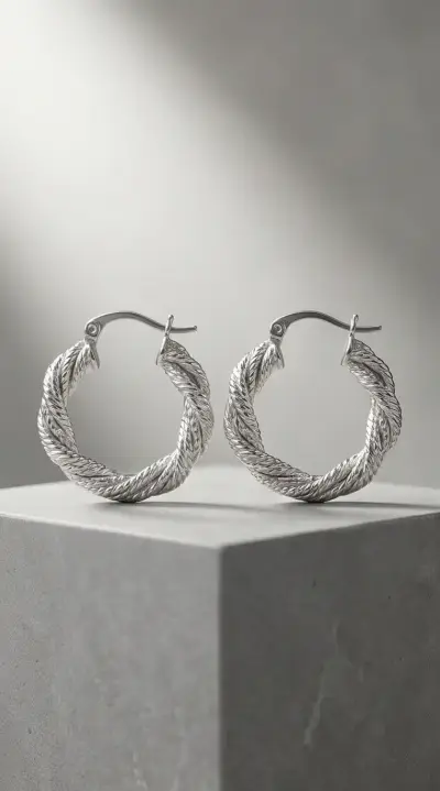Pulseras y aros de plata Sunflowers con diseños variados - miniatura 5