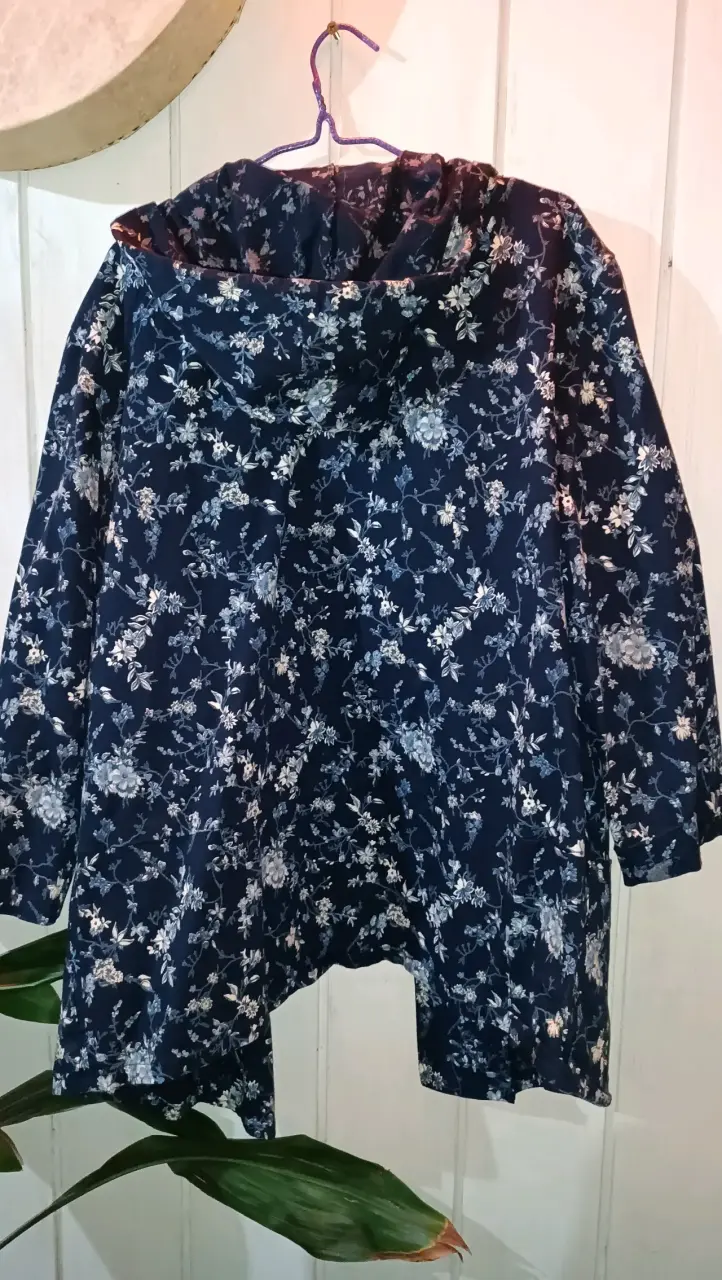 Chaqueta Floral Azul para Mujer - 2