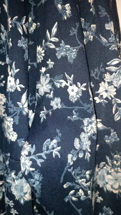 Chaqueta Floral Azul para Mujer - miniatura 3