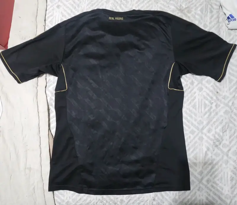 Camiseta Real Madrid Negra Adidas Original - 2
