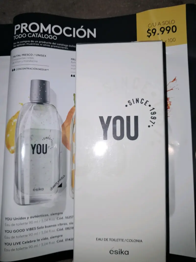 Perfume unisex YOU de Ésika 90 ml - 1
