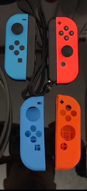 Controles Joy-Con para Nintendo Switch Azul y Rojo - 1
