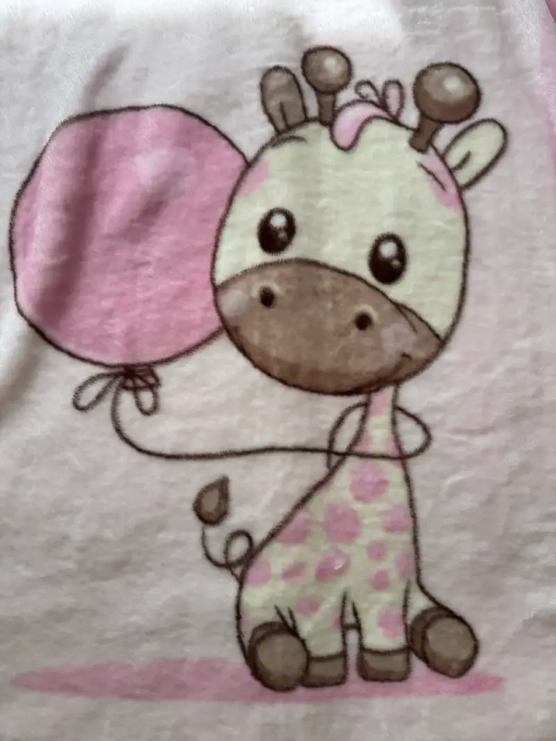 Frazada de bebé suave con diseño de jirafa - 3