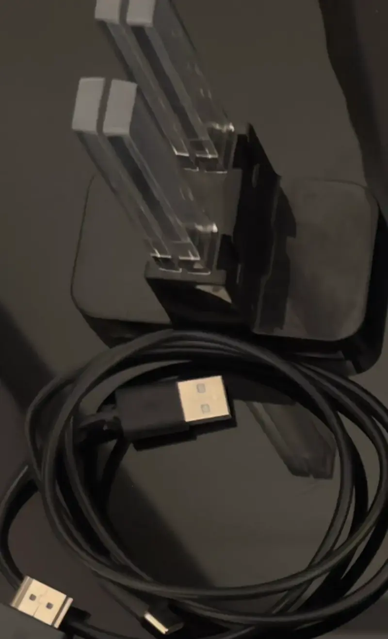 Cargador dual de controles de nintendo switch