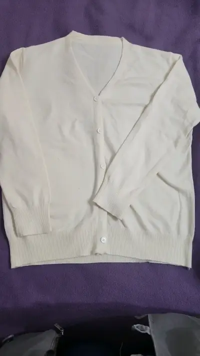 Cardigan blanco para mujer - miniatura 1