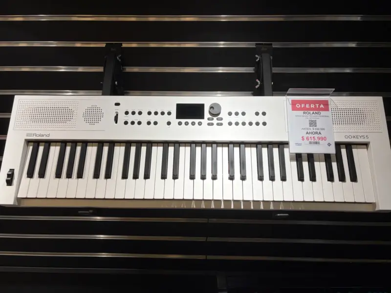 Teclado Roland GO:KEYS 5 Blanco - 4