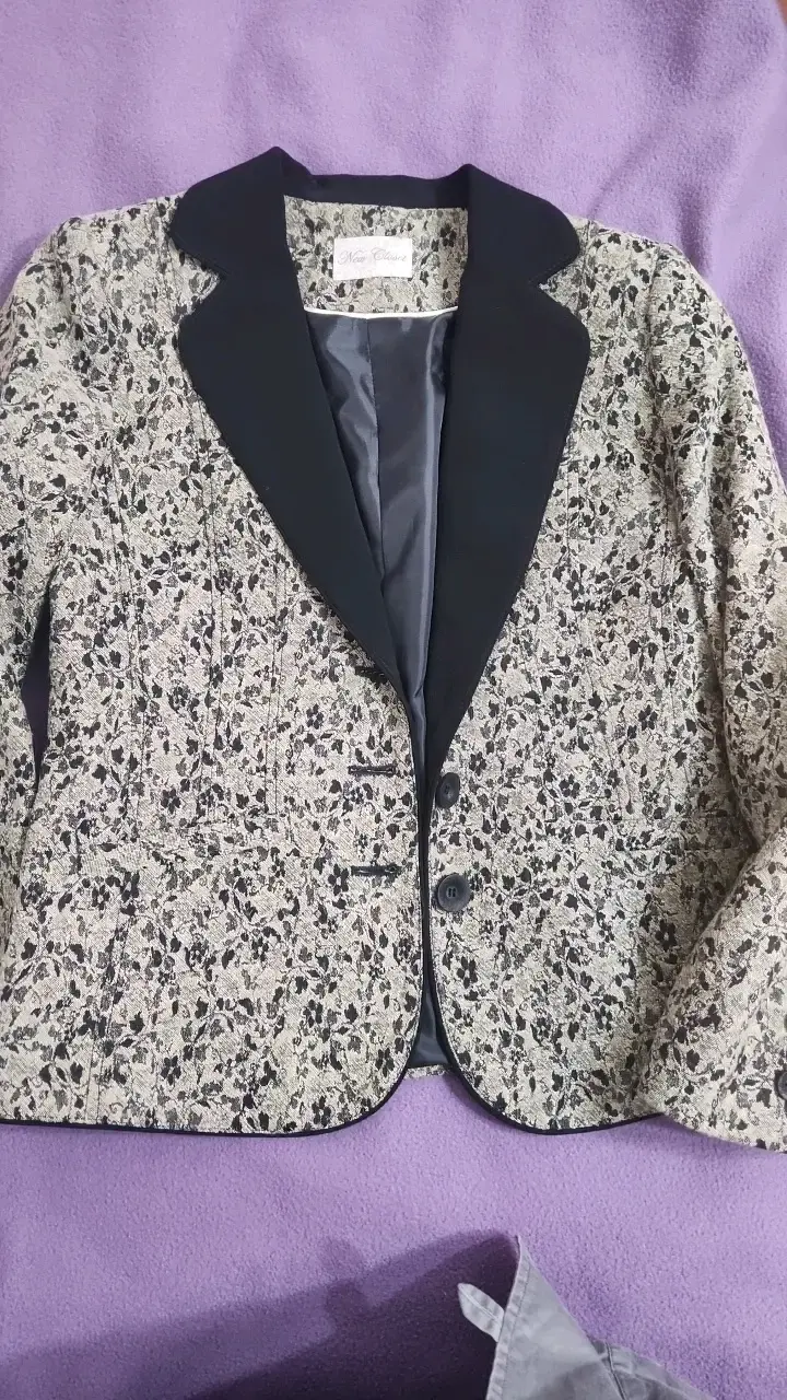 Blazer estampado floral para mujer - 1