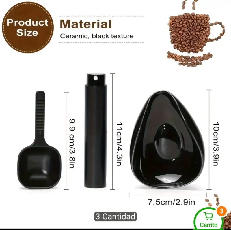 Balanza digital para café con accesorios - 6