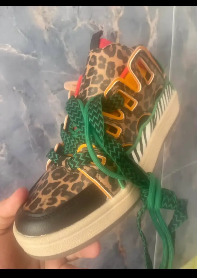 Zapatillas deportivas con estampado animal print - 2