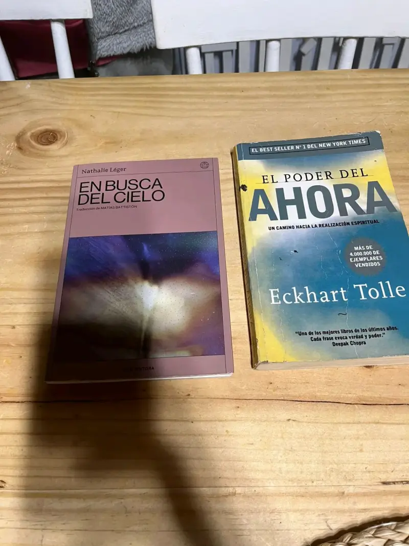 Libros 'En Busca del Cielo' y 'El Poder del Ahora'