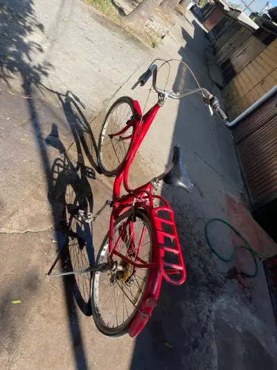 Bicicleta urbana roja Oxford en buen estado - miniatura 5