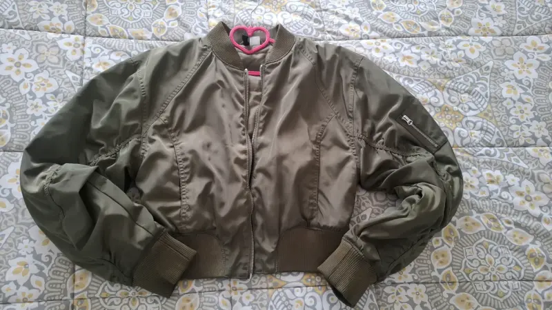 Chaqueta verde para niña_adolescente - 1
