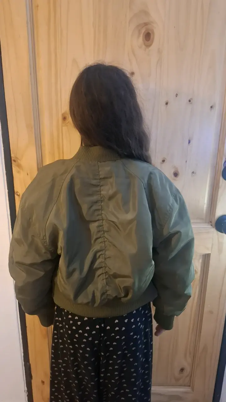 Chaqueta verde para niña_adolescente - 2