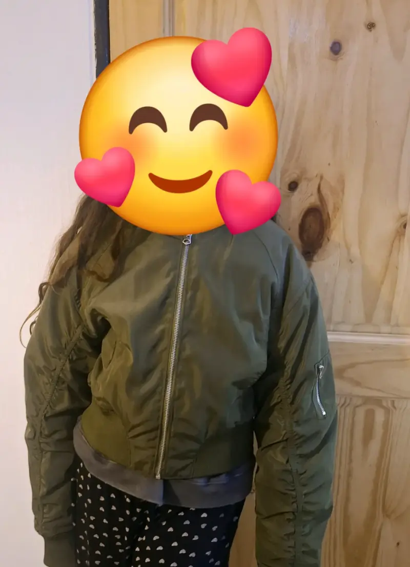 Chaqueta verde para niña_adolescente - 3