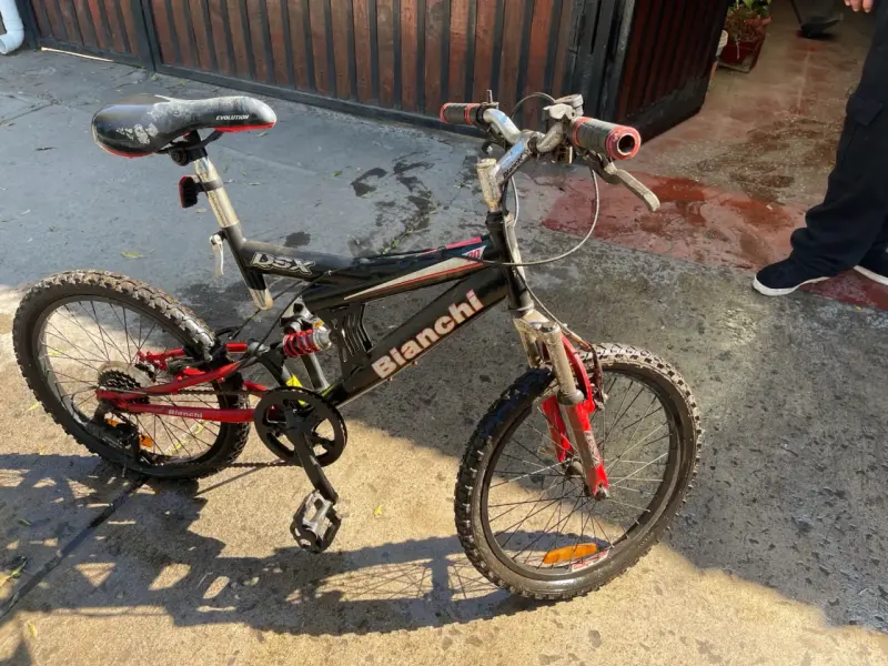 Bicicleta Bianchi DSX para niños con suspensión - 3