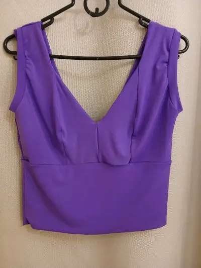 Crop Top morado - miniatura 1