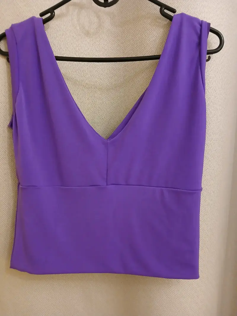 Crop Top morado - 2