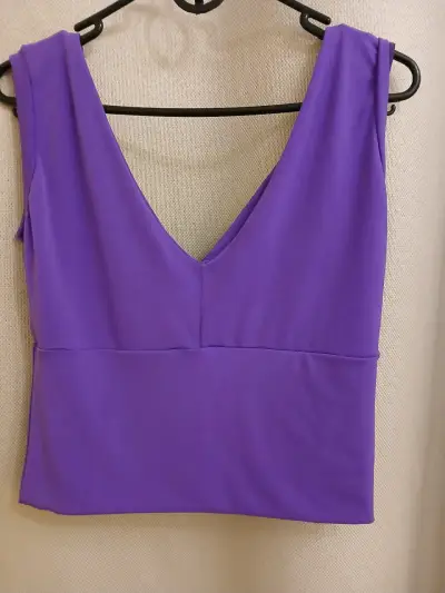 Crop Top morado - miniatura 2