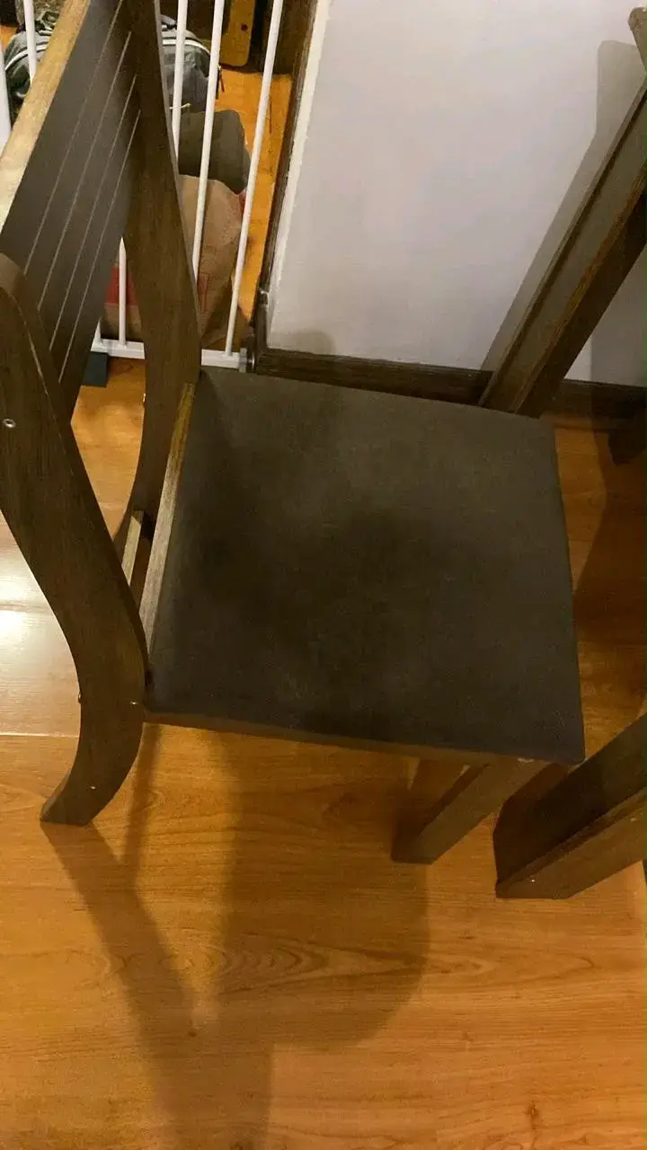 Juego de comedor de madera para 6 personas - 2