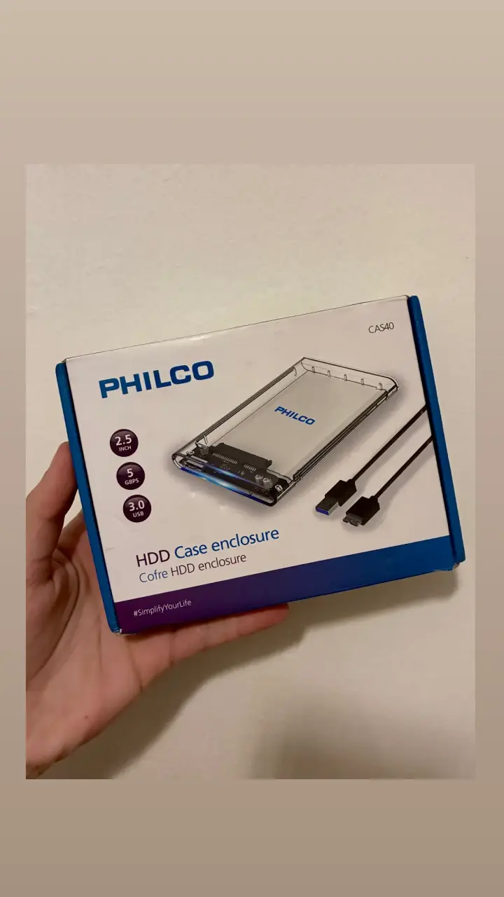 Caja para disco duro - SIN USO