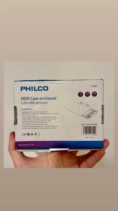 Caja para disco duro - SIN USO - miniatura 2
