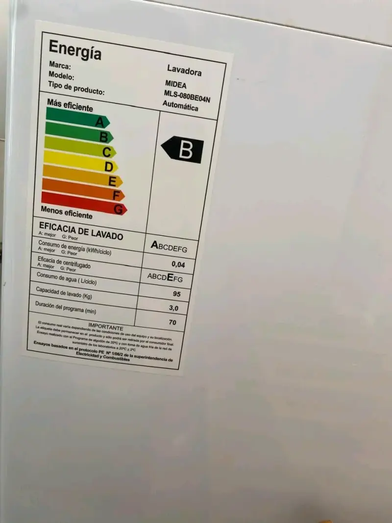 Lavadora Automática Midea 8kg Blanca - 4