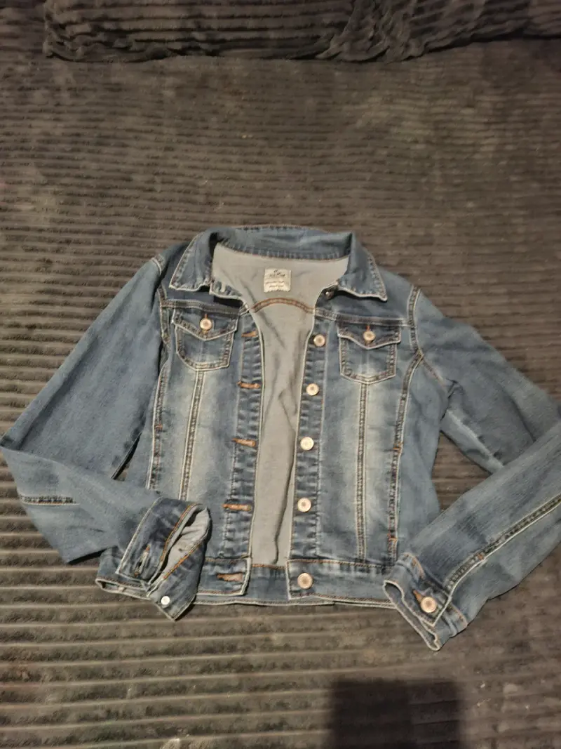 Chaqueta de cuero sintético roja para mujer - 2