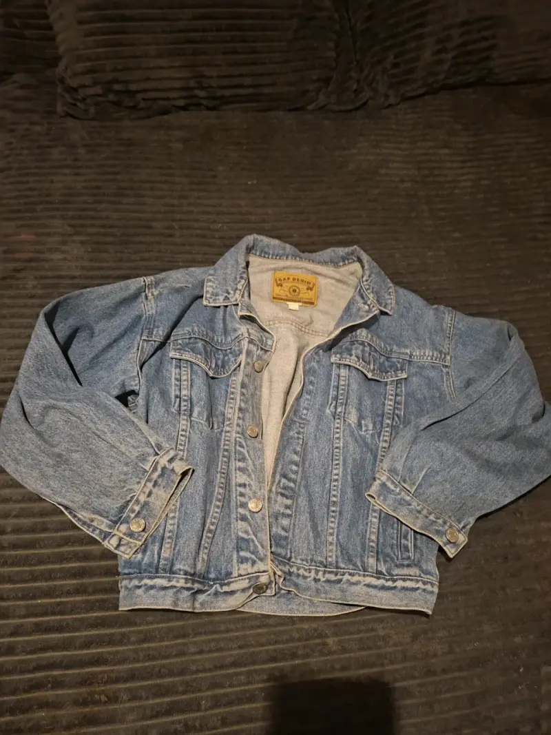 Chaqueta de cuero sintético roja para mujer - 3