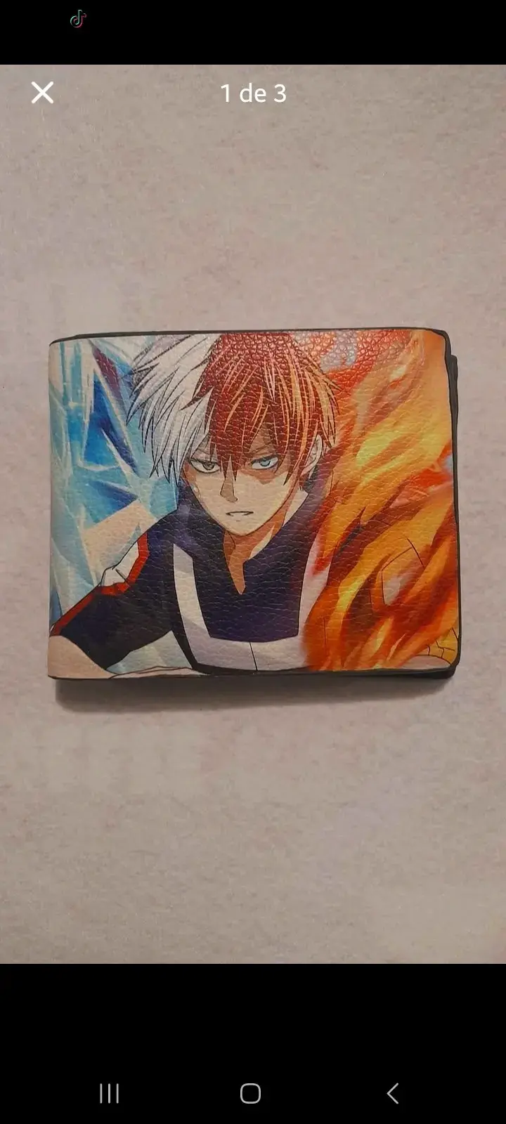 Billetera de anime con diseño colorido - 1