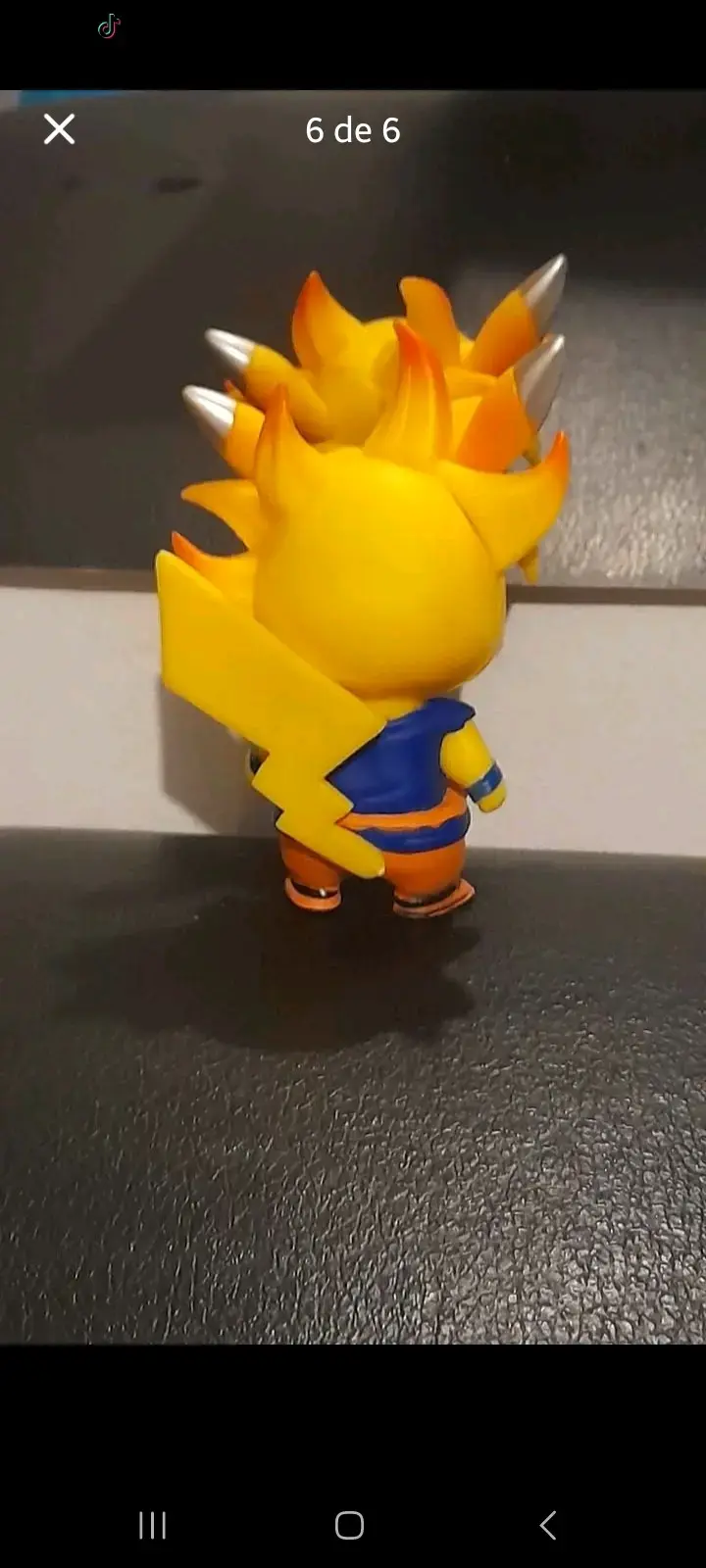 Figura de acción Pikachu Super Saiyan - 2