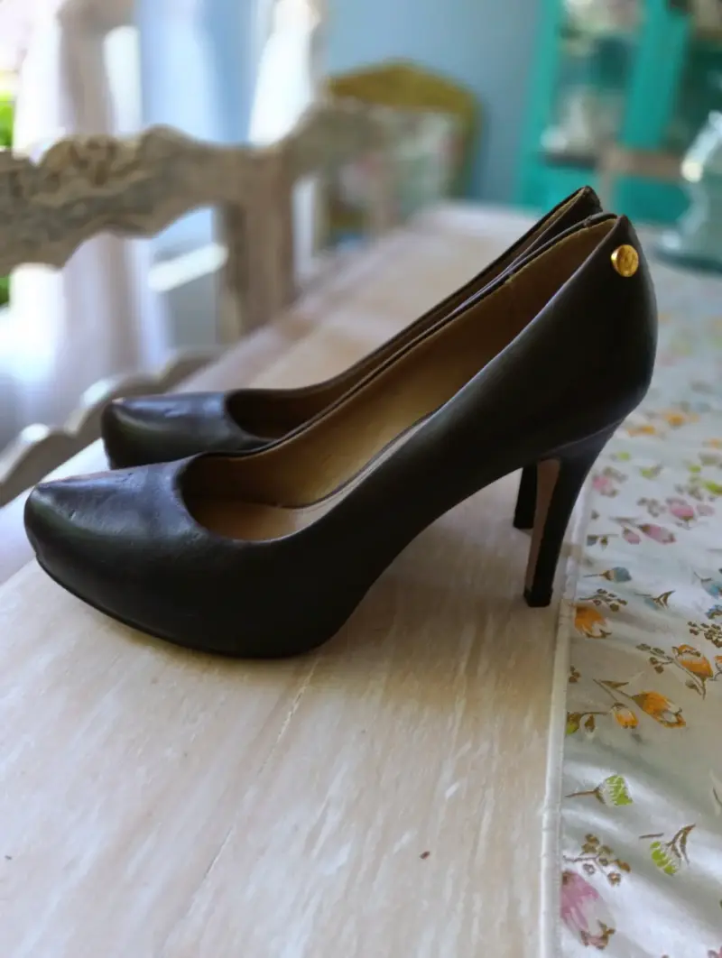 Zapatos de Tacón café  en Buen Estado - 2