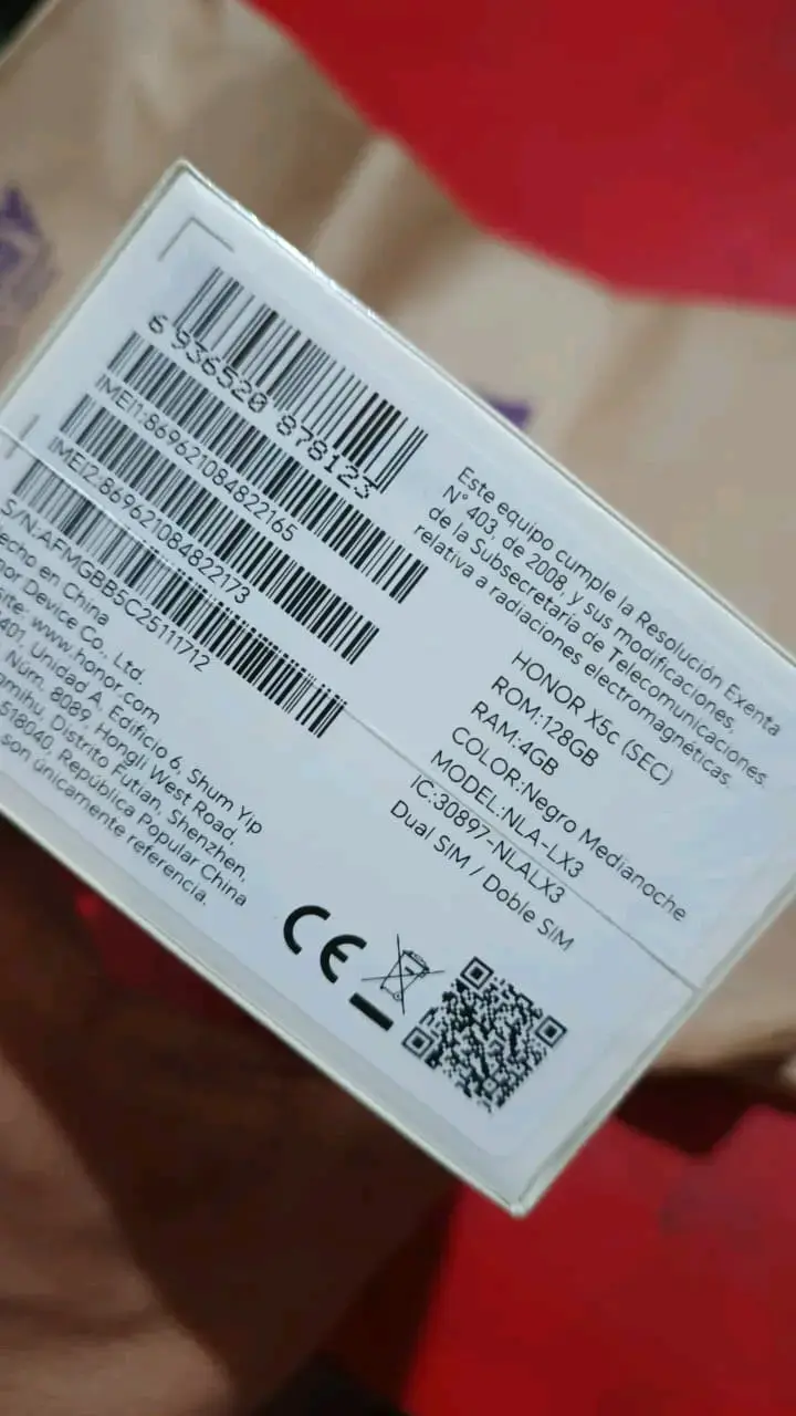 Smartphone Honor X5c con batería de 5260mAh - 2