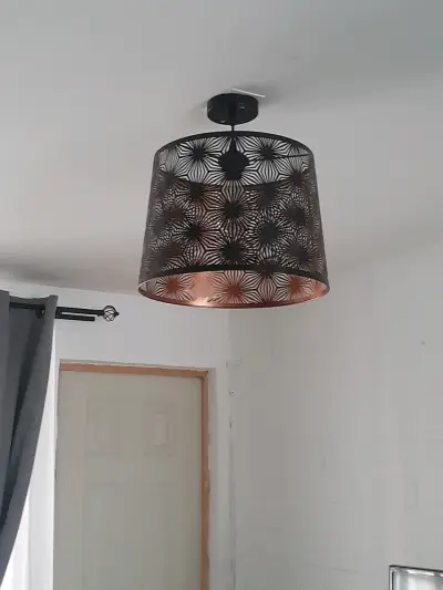 Lámpara de Techo Decorativa Negra - miniatura 3
