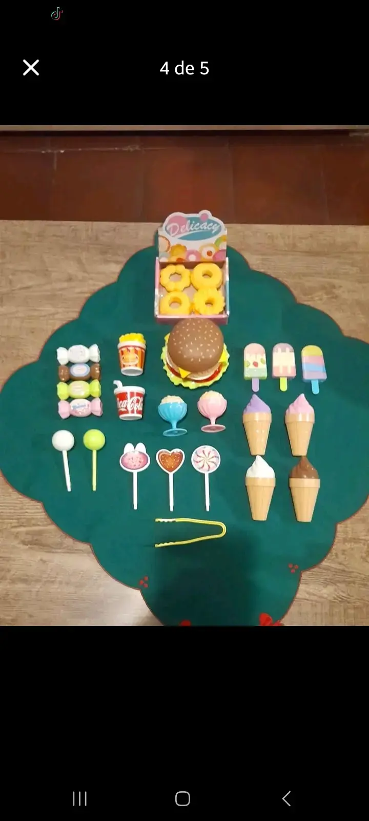 Carrito de Juguete de Helados y Dulces para Niños - 4