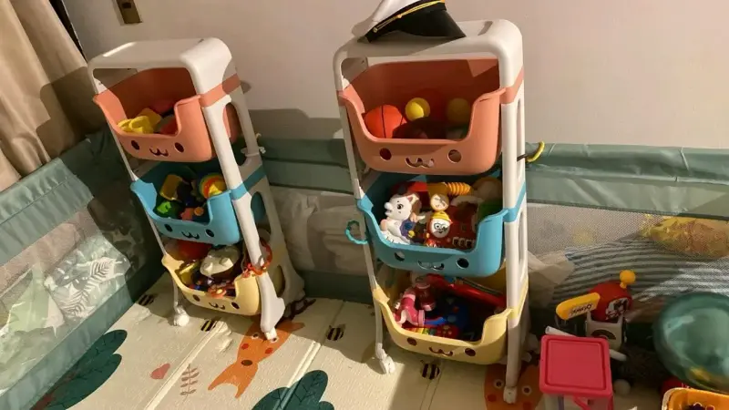 Organizadores de juguetes infantil diseño gatito